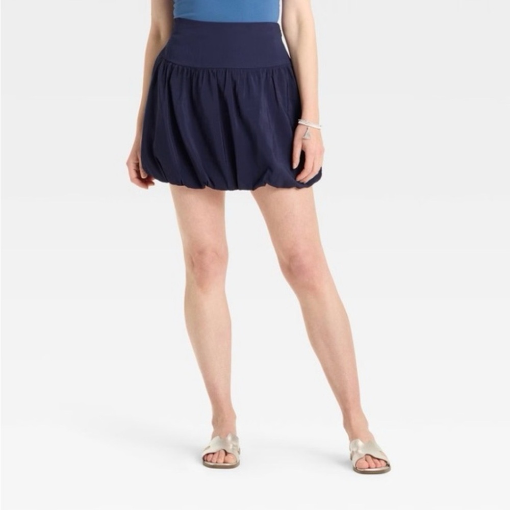 Navy Blue Bubble Skirt, A New Day